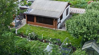 La maison d'un homme suspecté d'actes pédophile à Münster en Allemagne, le 7 juin