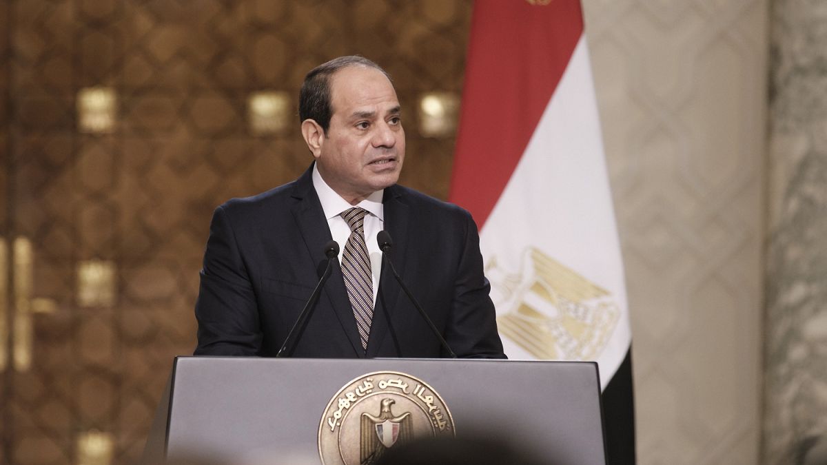 Ο πρόεδρος της Αιγύπτου  Αμπντέλ Φάταχ αλ Σίσι