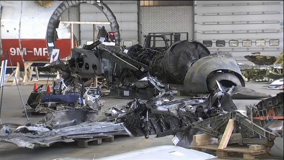 Debris from the MH17 flight