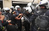 Keményen oszlatott a brüsszeli rendőrség