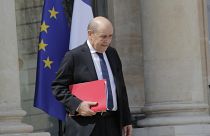 وزير خارجية فرنسا جان-إيف لودريان 