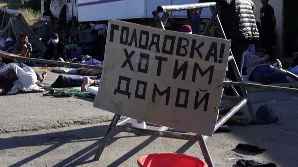 Hunger strikers in Dagestan demand to return them to Azerbaijan - AFP Hunger strikers in Dagestan demand to return them to Azerbaijan - AFP