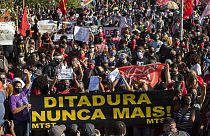 Ezrek tütettek a brazil elnök ellen a hétvégén