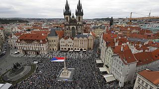 Tüntetések a cseh kormány ellen