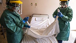 Koronavírusrészleg egy budapesti kórházban