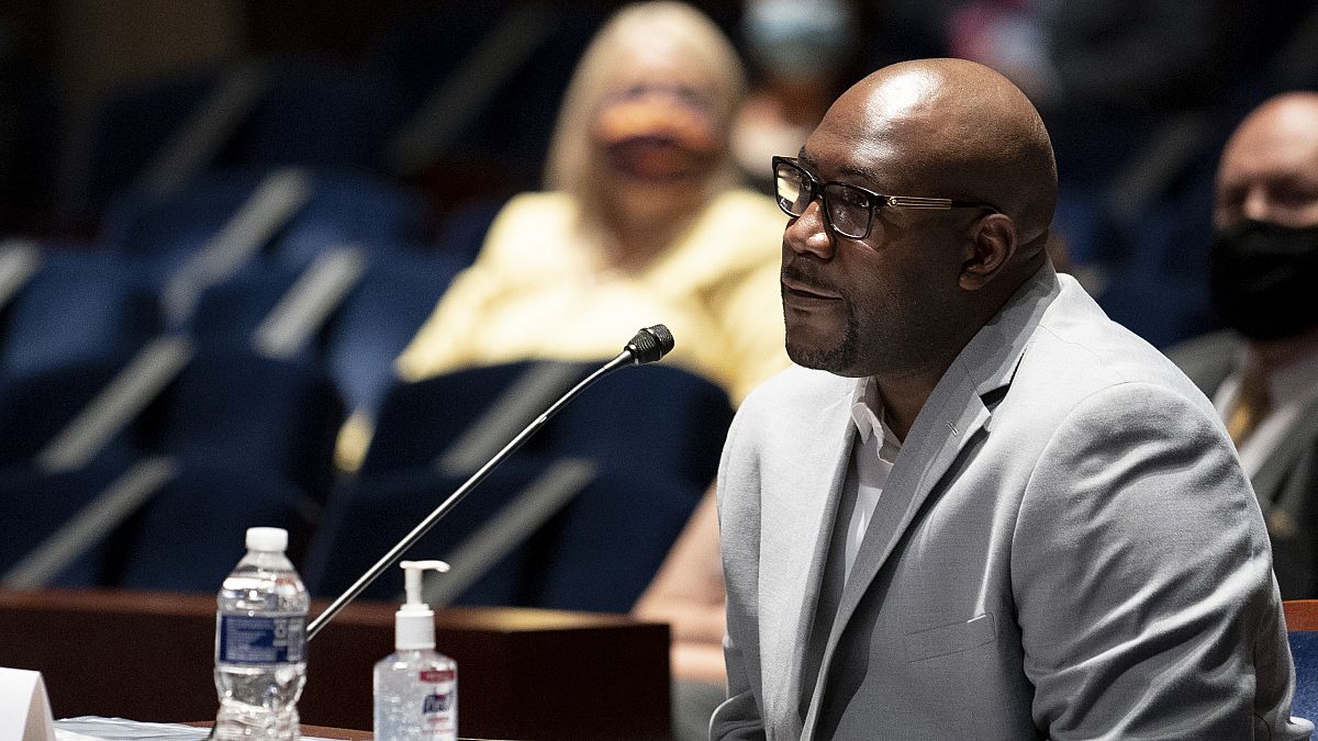 Philonise Floyd, a brother of George Floyd, testifies during a House Judiciary Committee hearing on proposed changes to police practices and accountability, June 10, 2020.