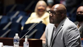 Philonise Floyd, a brother of George Floyd, testifies during a House Judiciary Committee hearing on proposed changes to police practices and accountability, June 10, 2020.
