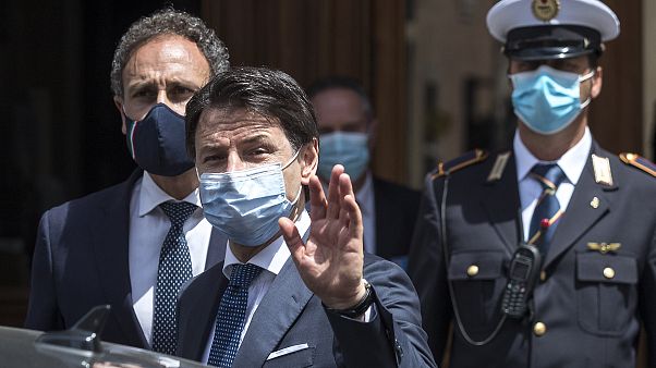 İtalya Başbakanı Guiseppe Conte İtalya Başbakanı Guiseppe Conte