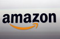 The Amazon logo in Santa Monica, California - September 6, 2012, file