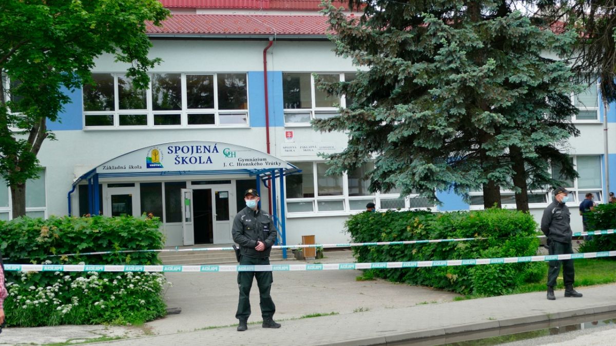 En Slovaquie, un jeune homme s'en est pris à l'école de son enfance le 11 juin 2020