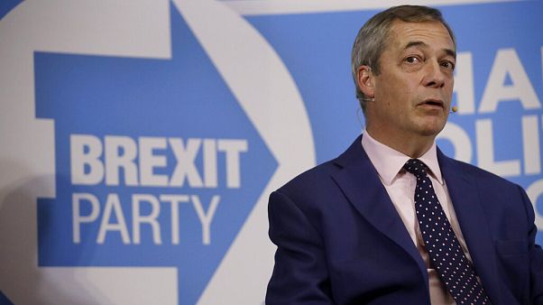 Ο ηγέτης του κόμματος Brexit, Νάιτζελ Φαρατζ Ο ηγέτης του κόμματος Brexit, Νάιτζελ Φαρατζ