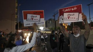 تظاهرات شب گذشته در لبنان