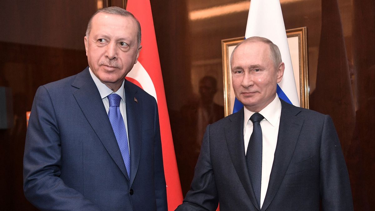 Cumhurbaşkanı Recep Tayyip Erdoğan ve Rusya Devlet Başkanı Vladimir Putin / Ocak 2020