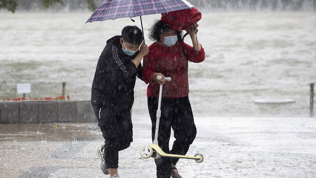 Çin'de aşırı yağışlar/Arşiv