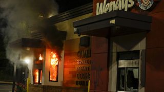 Το κατάστημα Wendy's στην Ατλάντα έξω από το οποίο οι αστυνομικοί πυροβόλησαν τον Μπρουκς