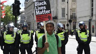 Londra Floyd protestosu