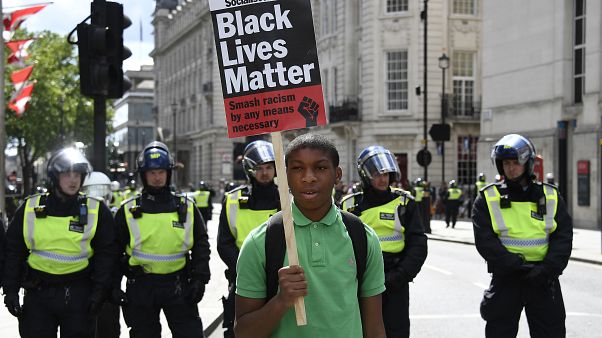 Londra Floyd protestosu Londra Floyd protestosu
