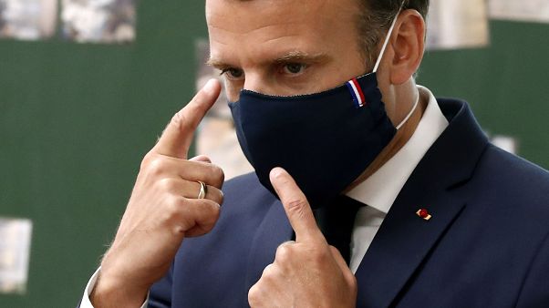 Emmanuel Macron - May 5 2020 file photo Emmanuel Macron - May 5 2020 file photo