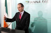 Michael Martin, leader of Fianna Fáil at a press conference in Dublin, Ireland on Jan. 26, 2010