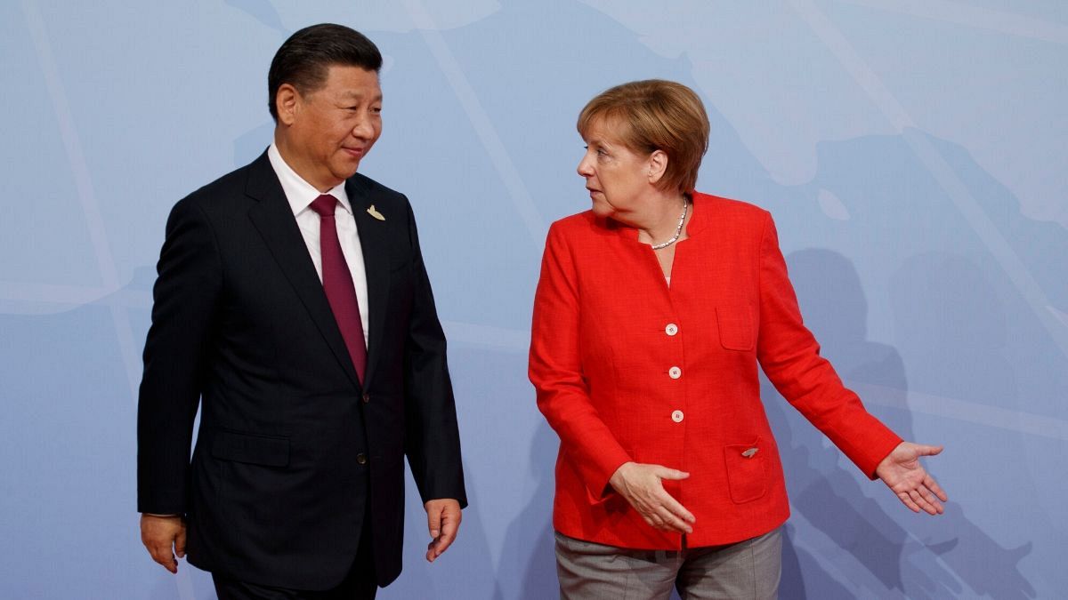 صدراعظم آلمان و رئیس جمهوری چین