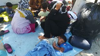 Άστεγοι πρόσφυγες στην πλατεία Βικτωρίας