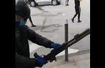 Violência nas ruas da cidade francesa de Dijon