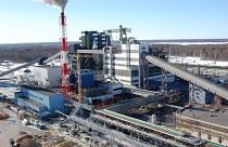 Estonia's state of the art Enefit280 oil shale refinery pictured in March 2013.