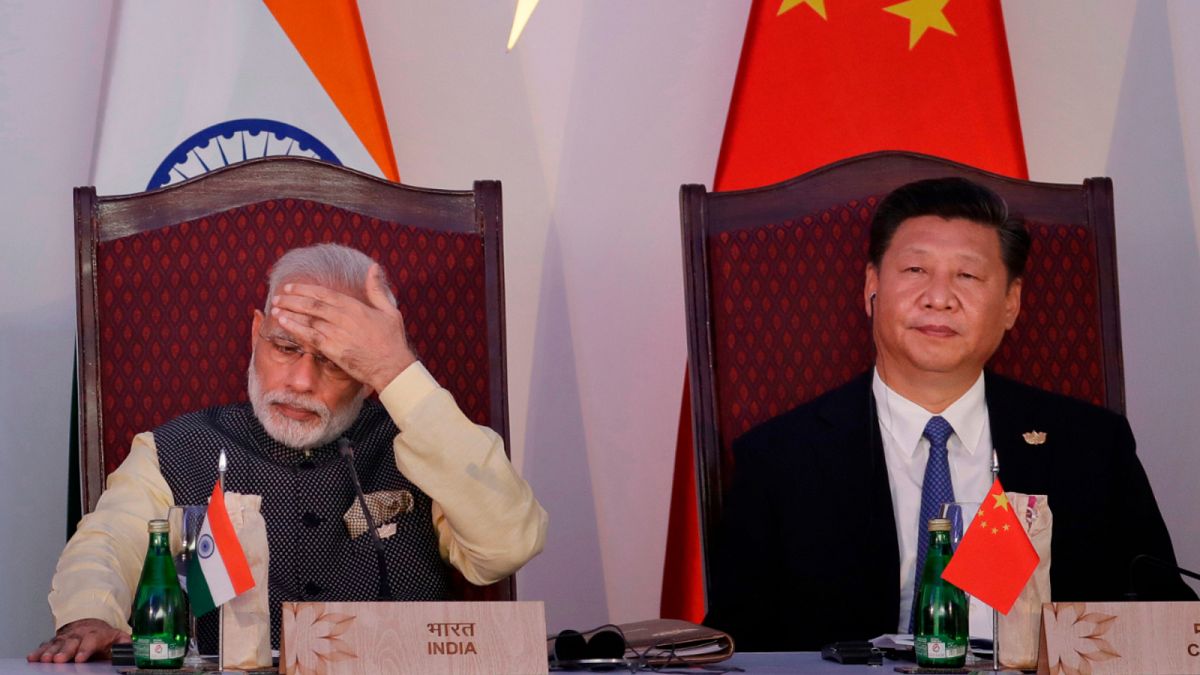 الرئيسان الصيني والهندي