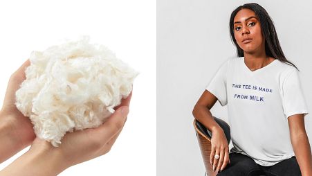 Mi Terro sustainable t-shirts made out of milk