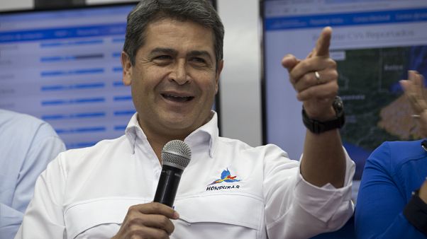 Honduras Devlet Başkanı Juan Orlando Hernandez Honduras Devlet Başkanı Juan Orlando Hernandez