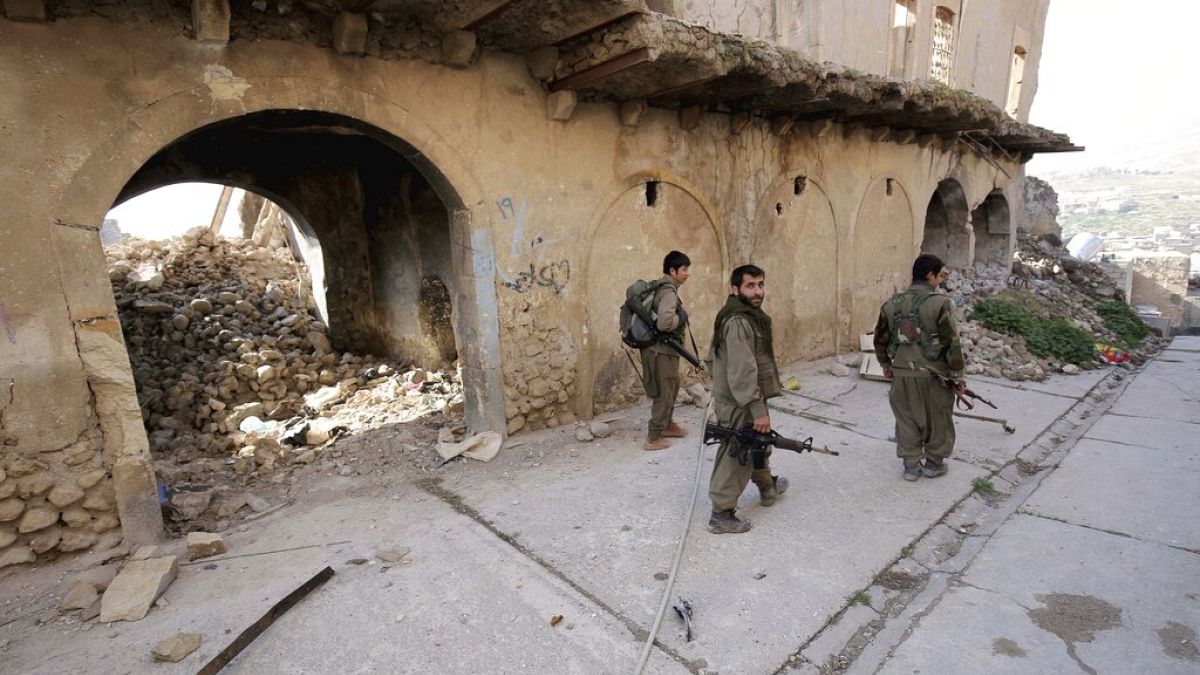 PKK-katonák Észak-Irakban