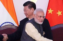 Çin Devlet Başkanı Şi Cinping / Hindistan Başbakanı Narendra Modi (arşiv)