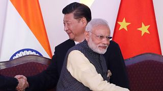 Çin Devlet Başkanı Şi Cinping / Hindistan Başbakanı Narendra Modi (arşiv)