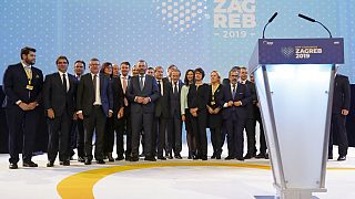 family picture during the European Peoples Party (EPP) congress in Zagreb