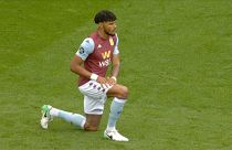 El jugador Tyrone Mings del equipo Aston Villa