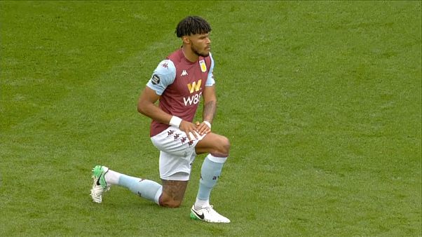 El jugador Tyrone Mings del equipo Aston Villa El jugador Tyrone Mings del equipo Aston Villa