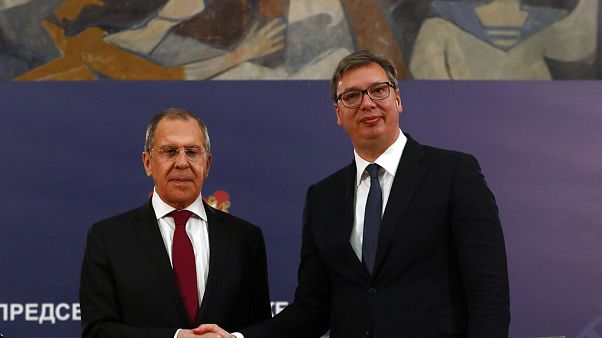 Rusya Dışişleri Bakanı Sergey Lavrov, ve Sırbistan Cumhurbaşkanı Aleksandar Vucic Rusya Dışişleri Bakanı Sergey Lavrov, ve Sırbistan Cumhurbaşkanı Aleksandar Vucic