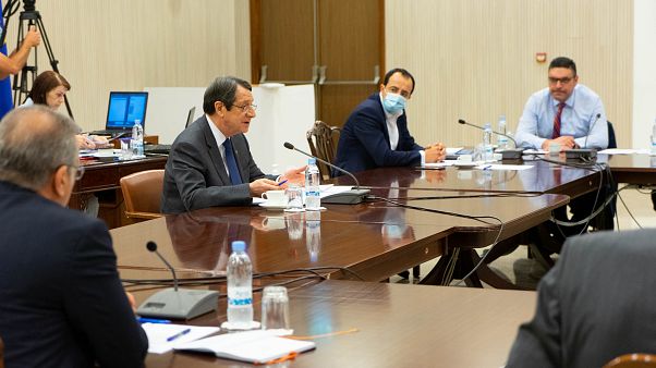 Πρόεδρος Αναστασιάδης συνάντηση με επιδημιολογική ομάδα Πρόεδρος Αναστασιάδης συνάντηση με επιδημιολογική ομάδα