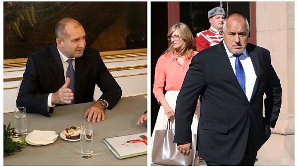 Bulgaristan Cumhurbaşkanı Rumen Radev (solda), Başbakan Boyko Borisov (sağda) Bulgaristan Cumhurbaşkanı Rumen Radev (solda), Başbakan Boyko Borisov (sağda)
