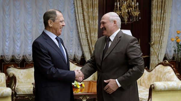 Il ministro degli Esteri russo, Sergey Lavrov e il presidente bielorusso, Alexander Lukashenko Il ministro degli Esteri russo, Sergey Lavrov e il presidente bielorusso, Alexander Lukashenko