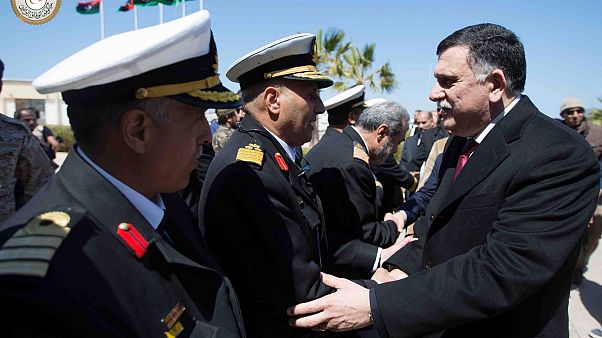 Trablus merkezli Ulusal Mutabakat Hükümeti'nin Başbakanı Feyiz el Serrac Trablus merkezli Ulusal Mutabakat Hükümeti'nin Başbakanı Feyiz el Serrac