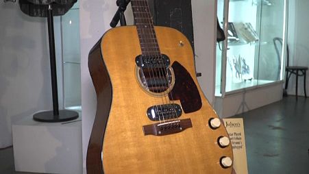 The 1959 Martin D-18E was sold for $6 million at auction in California on Saturday