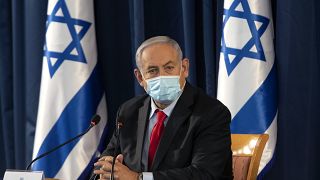 بنیامین نتانیاهو در جلسه کابینه اسرائیل
