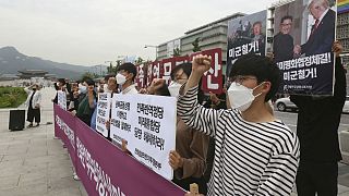 Korean protesters