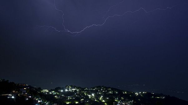 Streaks of lightening Streaks of lightening