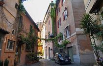Trastevere district in Rome