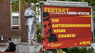 Die Lenin-Statue wurde laut MLPD 1957 in der Tschechoslowakei gegossen