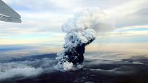 Imagen de archivo de la última erupción del volcán Grimsvotn en mayo de 2011