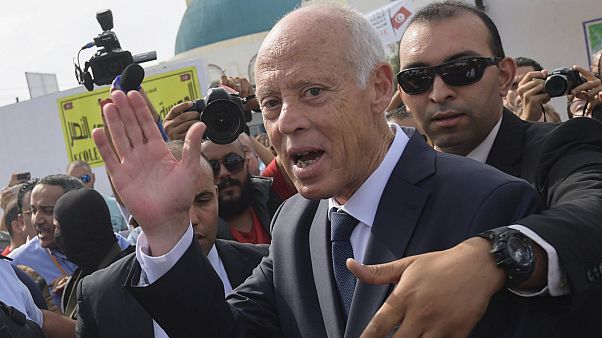 Tunus Cumhurbaşkanı Kays Said Tunus Cumhurbaşkanı Kays Said
