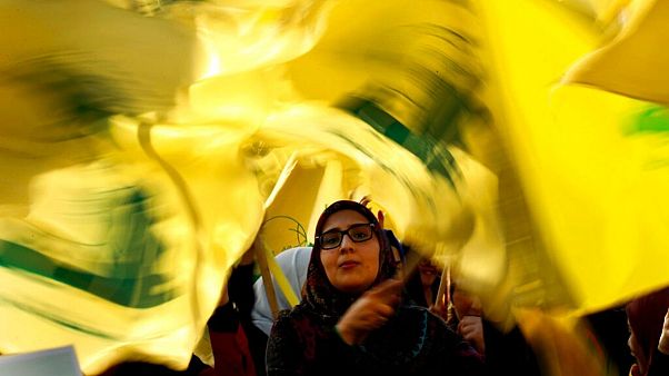یکی از هواداران گروه حزبالله در بیروت یکی از هواداران گروه حزبالله در بیروت